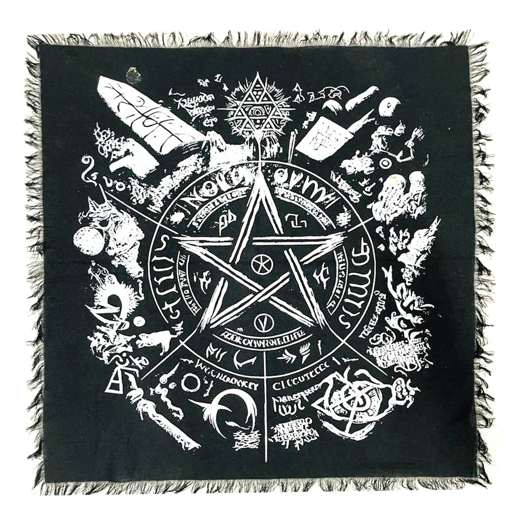 [92240] Pentagram Altar Cloth Tapestry – 24" x 24"