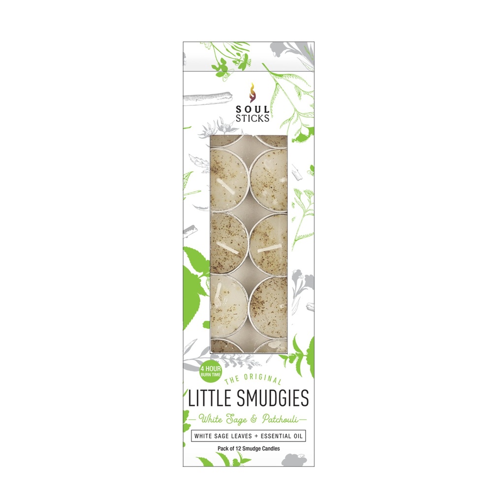 Little Smudgies Candle White Sage & Patchouli Pack