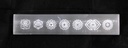 Seven Chakras Selenite Incense Ash Catcher (B) – 8"