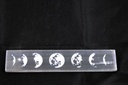 Moon Phases Selenite Incense Ash Catcher – 8"