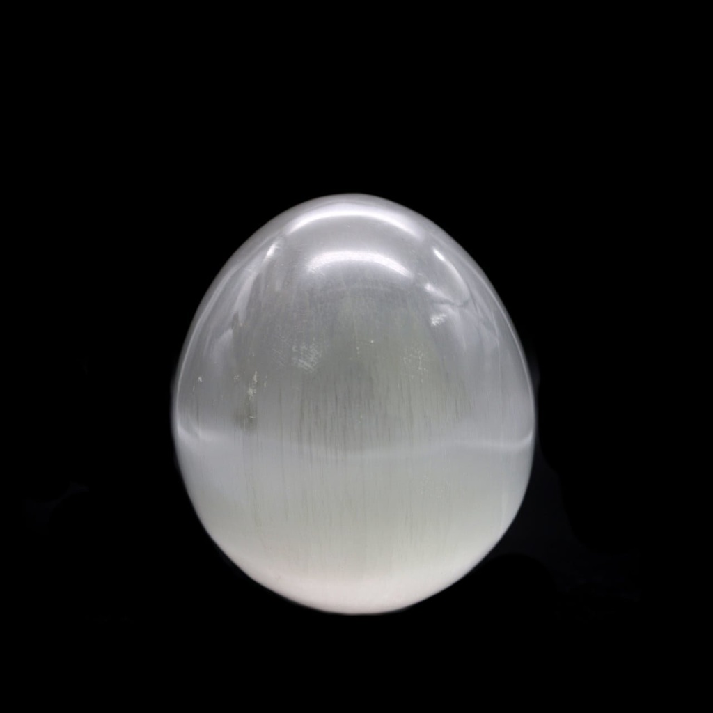 [94133] Selenite Egg – 5"