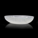 Oval Selenite Smudge Bowl – 5"