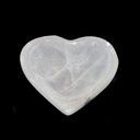 Heart Shaped Selenite Smudge Bowl – 5"