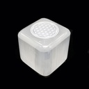 Flower of Life Selenite Cube – 3.25"