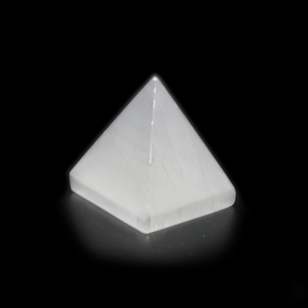 Selenite Pyramid – 2.5"
