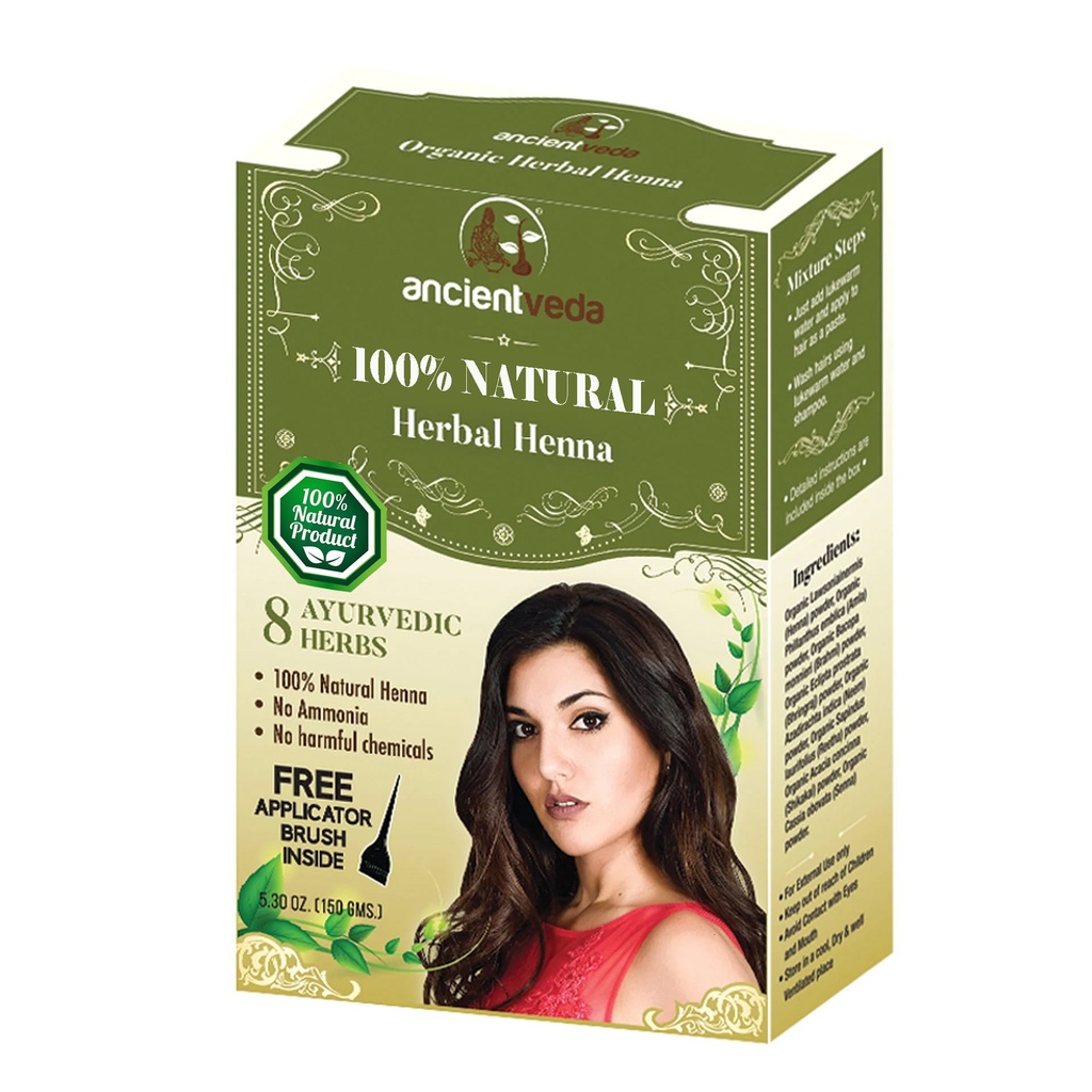 [95042] AncientVeda Herbal Henna Hair Color – 150g