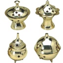 Brass Incense Cone Burners – 4" / Set of 4