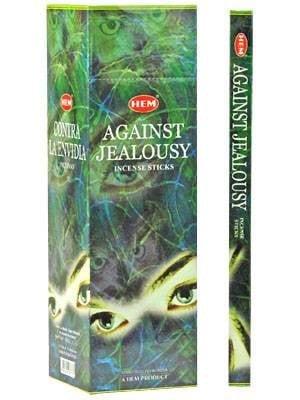 [H100-AGAINSTJEALOUSY] HEM Against Jealousy Square Incense Sticks – 25-Pack Box