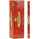 HEM Amber Square Incense Sticks – 25-Pack Box