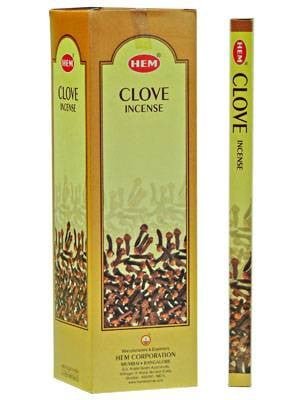 HEM Clove Square Incense Sticks – 25-Pack Box