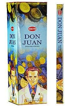 HEM Don Juan Square Incense Sticks – 25-Pack Box
