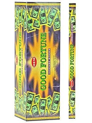 HEM Good Fortune Square Incense Sticks – 25-Pack Box