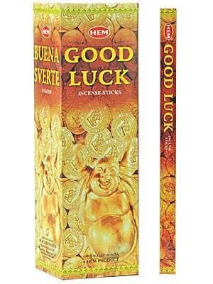 HEM Good Luck Square Incense Sticks – 25-Pack Box