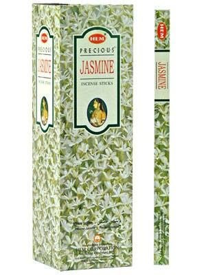 [H100-PRECIOUS JASMINE] HEM Precious Jasmine Square Incense Sticks – 25-Pack Box