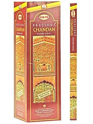 HEM Precious Chandan Square Incense Sticks – 25-Pack Box