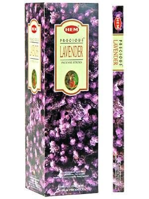 HEM Precious Lavender Square Incense Sticks – 25-Pack Box