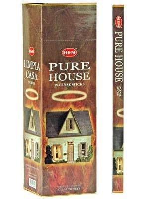 HEM Pure House Square Incense Sticks – 25-Pack Box