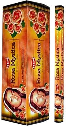 HEM Rosa Mystica Square Incense Sticks – 25-Pack Box