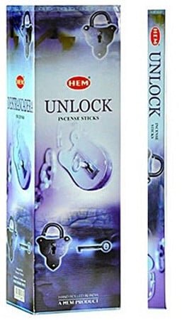 HEM Unlock Square Incense Sticks – 25-Pack Box