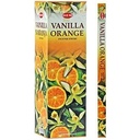 HEM Vanilla Orange Square Incense Sticks – 25-Pack Box