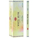 HEM White Musk Square Incense Sticks – 25-Pack Box