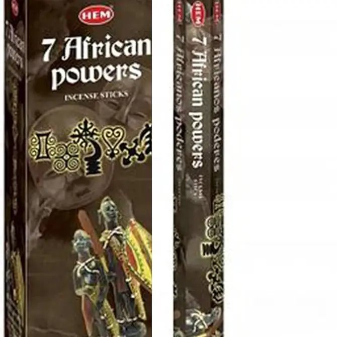 HEM 7 African Powers Hexa Incense Sticks – 6-Pack Box