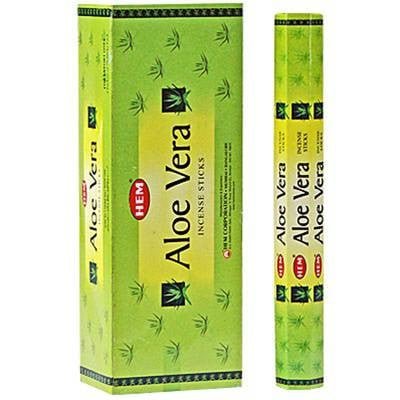 HEM Aloe Vera Hexa Incense Sticks – 6-Pack Box