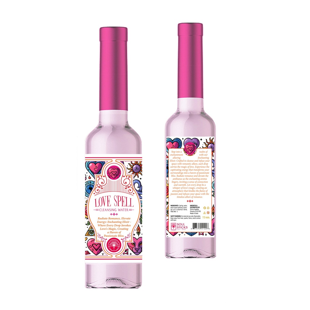[14122] Love Spell Cleansing Water – 7.5 oz