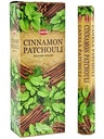 HEM Cinnamon Patchouli Hexa Incense Sticks – 6-Pack Box