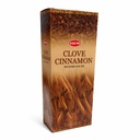 HEM Clove Cinnamon Hexa Incense Sticks – 6-Pack Box