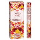 HEM Copal Rose Hexa Incense Sticks – 6-Pack Box