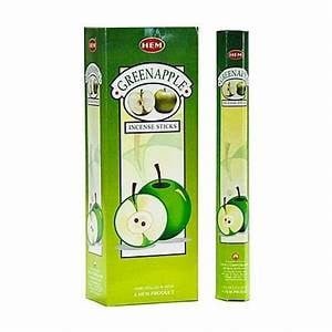 HEM Green Apple Hexa Incense Sticks – 6-Pack Box