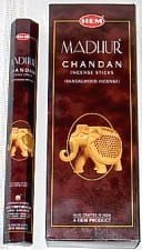 HEM Madhur Chandan Hexa Incense Sticks – 6-Pack Box