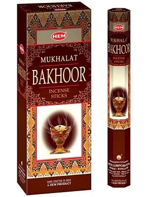 HEM Mukhalat Bakhoor Hexa Incense Sticks – 6-Pack Box