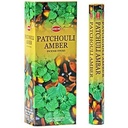 HEM Patchouli Amber Hexa Incense Sticks – 6-Pack Box