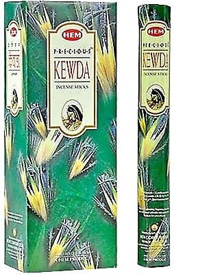 [H220-PRECIOUSKEWDA] HEM Precious Kewda Hexa Incense Sticks – 6-Pack Box