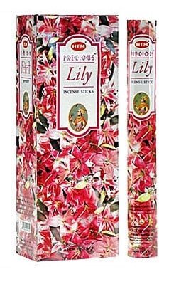 HEM Precious Lily Hexa Incense Sticks – 6-Pack Box