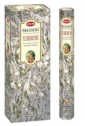 [H220-PRECIOUSTUBEROSE] HEM Precious Tuberose Hexa Incense Sticks – 6-Pack Box