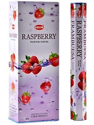 HEM Raspberry Hexa Incense Sticks – 6-Pack Box