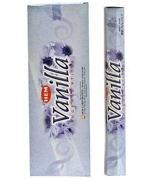 HEM Vanilla Hexa Incense Sticks – 6-Pack Box