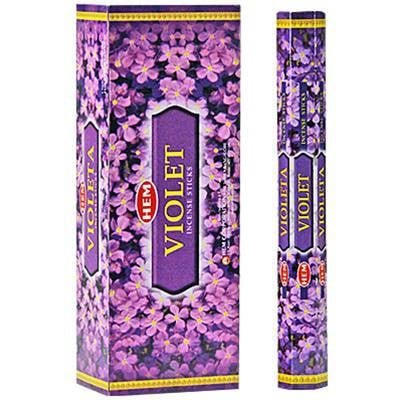 HEM Violet Hexa Incense Sticks – 6-Pack Box