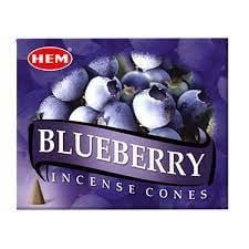 HEM Blueberry Incense Cones – 12-Pack Box
