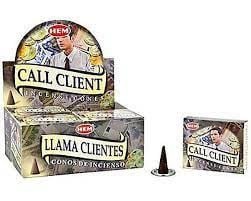 [H400-CALLCLIENT] HEM Call Client Incense Cones – 12-Pack Box