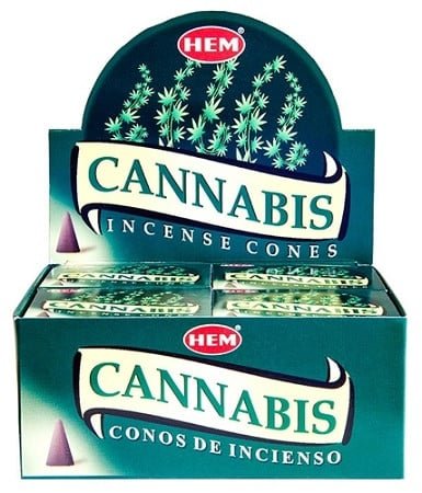 HEM Cannabis Incense Cones – 12-Pack Box