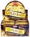 HEM Gold Rain Incense Cones – 12-Pack Box