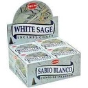 HEM White Sage Incense Cones – 12-Pack Box