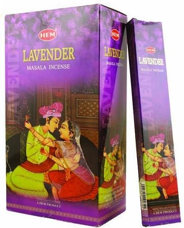 [H500] HEM Lavender Masala Incense Sticks – 12-Pack Box