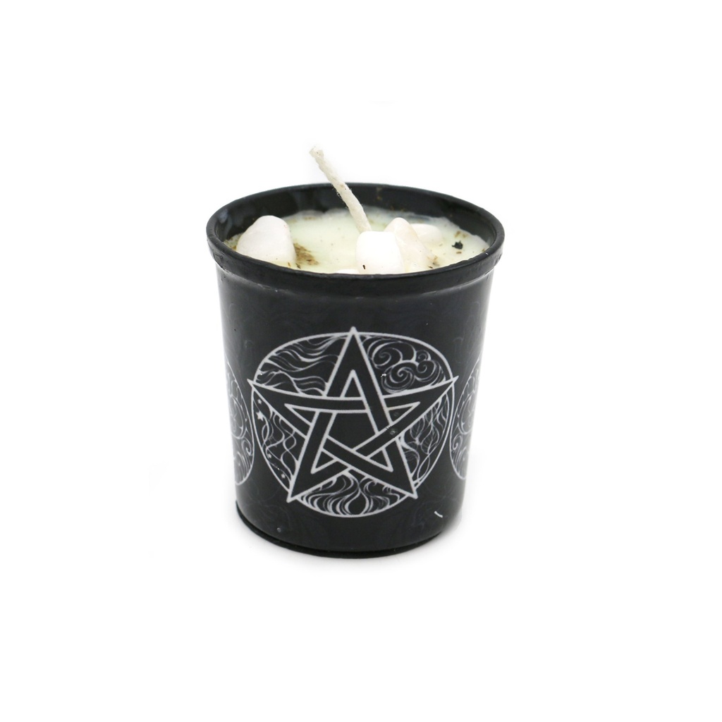 Pentacle Scented Votive Candle – 4"