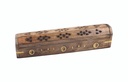 Yin Yang Wooden Incense Coffin Box – 12"
