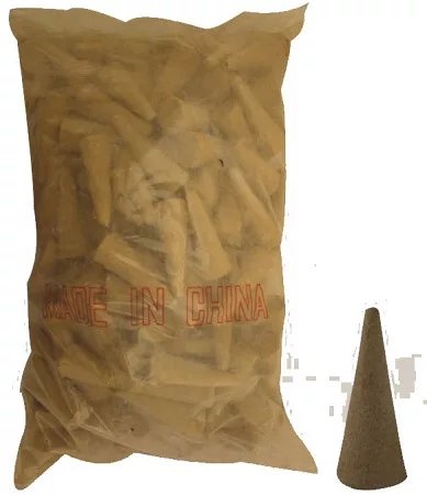 Unscented Incense Cones – 2" / Bulk Case
